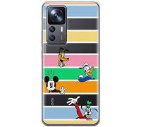 ERT GROUP Funda para teléfono móvil Xiaomi 12T/ 12T Pro/ K50 Ultra Original y con Licencia Oficial de Disney con diseño Disney Friends 017, parcialmente Transparente