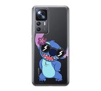 Ert Group Funda para teléfono móvil Xiaomi 12T Original y con Licencia Oficial de Disney con diseño Stich 007 Perfectamente Adaptada a la Forma del teléfono móvil, parcialmente Transparente