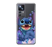 Ert Group Funda para teléfono móvil Xiaomi 12T Original y con Licencia Oficial de Disney con diseño Stich 001 Perfectamente Adaptada a la Forma del teléfono móvil, parcialmente Transparente