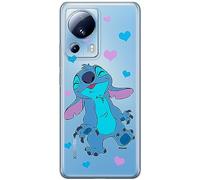 ERT GROUP Funda para teléfono móvil Xiaomi 13 Lite/CIVI 2 Original y con Licencia Oficial de Disney con diseño Stitch 014 Adaptada a la Forma del teléfono móvil, parcialmente Transparente