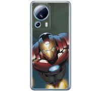 ERT GROUP Funda para teléfono móvil Xiaomi 13 Lite/CIVI 2 Original y con Licencia Oficial de Marvel con diseño Iron Man 017 Adaptada a la Forma del teléfono móvil, Funda Hecha de TPU