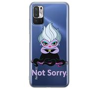 Ert Group Funda para teléfono móvil Xiaomi REDMI Note 10 5G / Poco M3 Pro Original y con Licencia Oficial de Disney con diseño Ursula 004, parcialmente Transparente