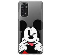 ERT GROUP Funda para teléfono móvil Xiaomi REDMI Note 11 4G/ 11S 4G Original y con Licencia Oficial de Disney con diseño Mickey 052, parcialmente Transparente