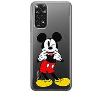 ERT GROUP Funda para teléfono móvil Xiaomi REDMI Note 11 4G/ 11S 4G Original y con Licencia Oficial de Disney con diseño Mickey 053, parcialmente Transparente