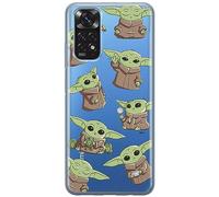 ERT GROUP Funda para teléfono móvil Xiaomi REDMI Note 11 5G/11S 5G/11T 5G/Poco M4 Pro 5G Original y con Licencia Oficial de Star Wars con diseño Baby Yoda 029, parcialmente Transparente