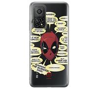 Ert Group Funda para teléfono móvil Xiaomi Redmi Note 11 Pro 5G/11 Pro 4G Original y con Licencia Oficial de Marvel con diseño Deadpool 008, parcialmente Transparente