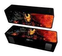 ERT GROUP Marvel Iron Man Altavoz Bluetooth Portátil de 10 W, Batería Recargable, Ranura para Tarjeta Micro SD y Flash USB, Adecuado para Teléfonos, Tabletas, Computadoras Portátiles y más