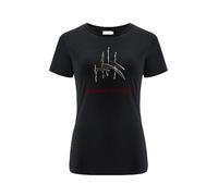 ERT GROUP Original y con Licencia Oficial de Horror Negro Camiseta de Mujer, patrón Nightmare of ELM Street 011, Sobreimpresión de una Cara, Talla XS