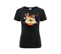 ERT GROUP Original y con Licencia Oficial de Looney Tunes Negro Camiseta de Mujer, patrón Space Jam 031, Sobreimpresión de una Cara, Talla XL