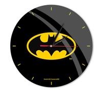 ERT GROUP Reloj de Pared Brillante Original y con Licencia Oficial de DC, Motivo Batman 004, silencioso, diseño Exclusivo, manecillas de Metal pintadas, 30,5 cm (12")