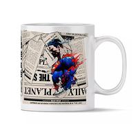 ERT GROUP Taza de cerámica original y con licencia oficial de DC, patrón Superman 002, taza de café y té, taza, 330ml