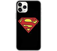 ERT Original y con Licencia Oficial DC Superman Funda de teléfono móvil para iPhone 11 Pro Adaptación óptima a la Forma del Smartphone, Funda Protectora de Silicona