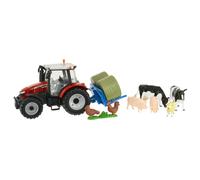 ERTL 1/32 Tractor Massey Ferguson 5612 Set De Granja Britains 43205