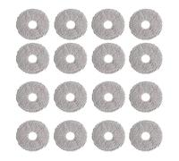 ERTYUYFG 16 Piezas de paño de fregona Duradero Compatible con Accesorios compatibles con Xiaomi X20+ X10+ X20 Plus X10 Plus Robot VacuumMop Pad repuestos(16 pcs)