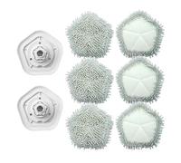 ERTYUYFG Paño de fregona Compatible con XiaoMi BOT W10 y W10 Pro, Robot autolimpiante, Accesorios for aspiradora y fregona, repuestos for aspiradora(Dark Grey)