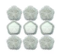 ERTYUYFG Paño de fregona Compatible con XiaoMi BOT W10 y W10 Pro, Robot autolimpiante, Accesorios for aspiradora y fregona, repuestos for aspiradora(Light Green)