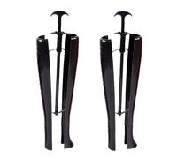 Eruceky 2 Piezas 41cm, Botas de plástico con Eje de árbol, Moldeador para Botas, para Bota Hombres Damas y Señoras(negro)