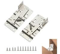 Eruceky 2Pcs Bisagras de Tijera de 45 Grados, Bisagras de Resorte de Tijera, para Cocina, Baño, Cajón, Gabinete