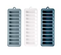 Eruceky 3 Piezas Cubitos de Hielo, Moldes de Silicona, Rectangular Moldes de Cubitos Hielo Silicona, para Congelarse Alimentos para Bebés, Cola,Cócteles Cola Whisky, Antiderrames