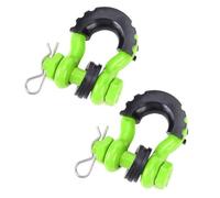 ERUEUBGRM 2 Grilletes De Anclaje con Anilla En D De 5/8" para Remolque Grillete De Proa De 28660 LB Cubierta Anilla Remolque automóvil(Verde)