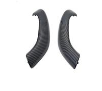 ERUEUBGRM 2Pcs Manija De Puerta Interior Cubierta Exterior 51417417514 para B&MW X2 F39 X1 F48 F49 2016-2019 Manijas Puertas Interiores(Carbon Fiber LR)
