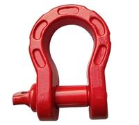 ERUEUBGRM 3/4" 22 Mm/0.87” 5t/11000lb Grillete Tipo U Gancho De Remolque De Alta Resistencia para Vehículos Todo Terreno UTV Cubierta Anilla Remolque automóvil(Rojo)