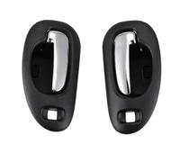 ERUEUBGRM 5102847AA 5102849AA Manija De Puerta Negra Y Cromada Interior Interior Delantero LH & RH para Chrysler para 300M para Concorde para LHS Manijas Puertas Interiores