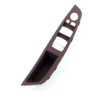 ERUEUBGRM para B&MW Serie 5 F10 F11 F18 2010-2017 520 523 525 528 530 Interior Coche Manija Puerta Conductor Delantero Panel Reposabrazos Manijas Puertas Interiores(LHD Moca)