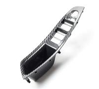 ERUEUBGRM para B&MW Serie 5 F10 F11 F18 2010-2017 520 523 525 528 530 Interior Coche Manija Puerta Conductor Delantero Panel Reposabrazos Manijas Puertas Interiores(RHD Carbon Fiber)
