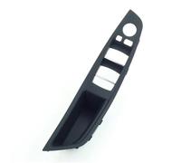 ERUEUBGRM para B&MW Serie 5 F10 F11 F18 2010-2017 520 523 525 528 530 Interior Coche Manija Puerta Conductor Delantero Panel Reposabrazos Manijas Puertas Interiores(Volante a la Izquierda Negro)