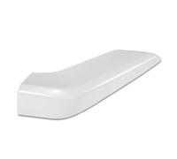 ERUEUBGRM Tapa del Gancho Remolque del Parachoques Trasero Automóvil para Civic 2016-2021 Hatchback De Décima Generación FK4 FK7 Cubierta Anilla Remolque automóvil(Blanco)