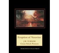 Eruption of Vesuvius: J.W. Turner Cross Stitch Pattern