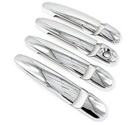 eRushAutoparts Cubiertas de manija de puerta triple cromadas compatibles con Taurus 2010-2019 (sin recorte de botones inteligentes)