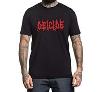 ERVBfddaz Deicide Shirt American Death Metal Band Deicide en T-ShirtL Black M