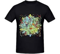 ERVBfddaz John Zorn Oo Graphic T Shirts for Men Crew Neck Black M