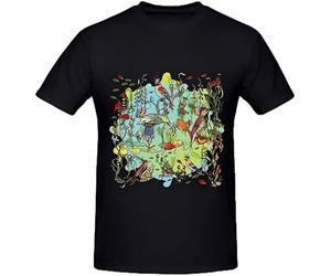 ERVBfddaz John Zorn Oo Graphic T Shirts for Men Crew Neck Black M