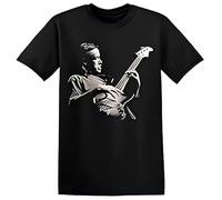 ERVBfddaz Vitality Jaco Pastorius T Shirt Jazz Cool Retro Black M