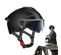 Erwachsenen Motorradhelm,Motorrad Halbschalenhelm | Doppelvisier Atmungsaktive Schutzausrüstung Rennhelm,Straßenrennsport Motorroller Motocross Sportmotorrad Motorradfahren Outdoor Und Frauen