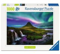 Erwachsenenpuzzle 1000 Teile - Nordlichter über Kirkjufell: Power of Nature