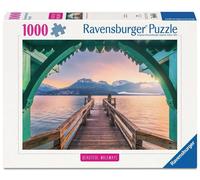 Erwachsenenpuzzle 1000 Teile - Romantischer Steg am Lac d'Annecy: Beautiful Walk