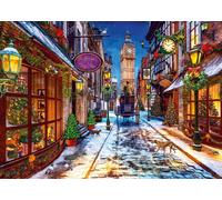 Ravensburger - Puzzle 1000 Piezas Tiempo De Navidad | Puzzle Adultos 70x50cm | Puzzle 1000 Piezas Adultos California Eeuu | Rompecabezas Adulto | Regalo Original