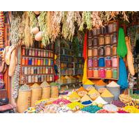 Erwachsenenpuzzle 500 Teile - Bunte Gewürze, Marokko: Colorful Markets