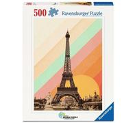 Ravensburger Puzzle Arcoíris en París – 500 piezas, mide 49x36 – Adultos, Ideas regalo