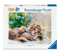Ravensburger - Puppies Collection: Dulce Gatito 500 Piezas | Puzzle 500 Piezas Adultos | Rompecabezas Adultos | Mide 49x36cm | Ideas Regalo