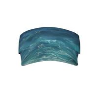Erwqavc The Deep Ocean - Gorra deportiva con visera para deportes al aire libre, gorra de béisbol ajustable con parte superior vacía, para mujeres y hombres, gorras de pelota de golf, color negro