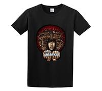 Erykah Badu New Amerykah Part One 4Th World War Unisex 100% Cotton Short-Sleeve T-Shirts Black XXL