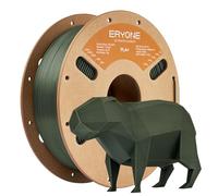 ERYONE Filament PLA+ 1.75 mm,3D Printing Filament PLA Plus for Most FDM 3D Printers,Dimensional Accuracy +/- 0.03 mm,1 kg (2.2 lbs) / Spool,Army Green