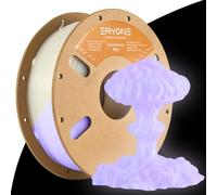 ERYONE Filament PLA Glow in The Dark 1.75 mm +/-0.03mm for 3D Printers and 3D Pens 1kg (2.2lbs)/ Spool, Glow Purple