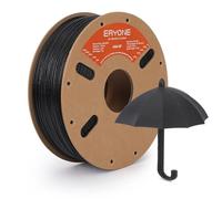 ERYONE Filamento de fibra de vidrio ASA de 1.75mm +/- 0.03mm para impresión 3D, filamento ASA GF, 1 kg (2.2 lb)/carrete, negro