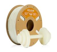 ERYONE Filamento de ingeniería ERYONE de 1.75mm +/- 0.03mm, para impresión 3D, compatible con la mayoría de impresoras 3D FDM, de aleación PC/ABS, blanco, bobina de 1 kg (2.2 lb)